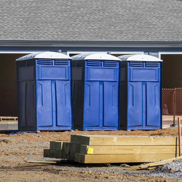 how can i report damages or issues with the porta potties during my rental period in Illini